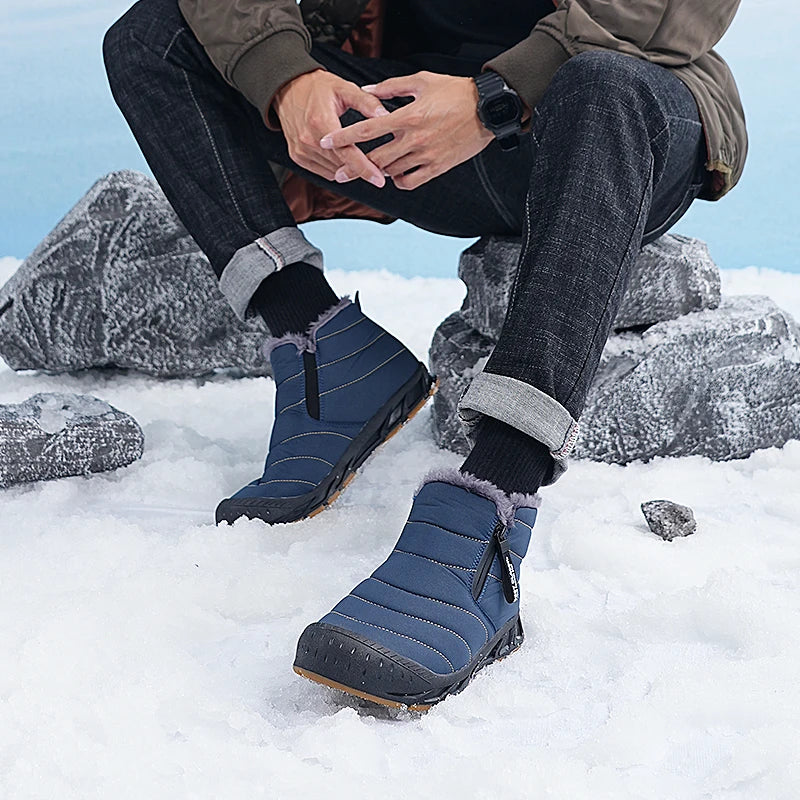 Unisex Winter Boots Waterproof with Insulated Design 