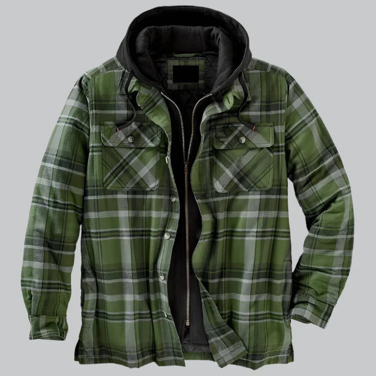 Men's lumberjack jacket with fleece lining