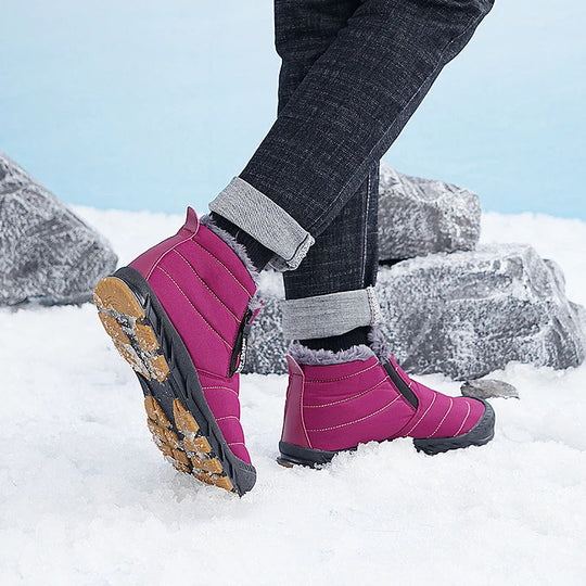 Unisex Winter Boots Waterproof with Insulated Design 