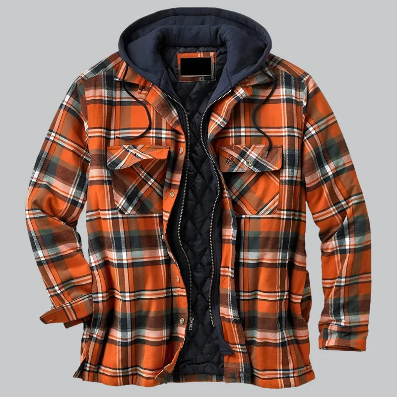 Men's lumberjack jacket with fleece lining