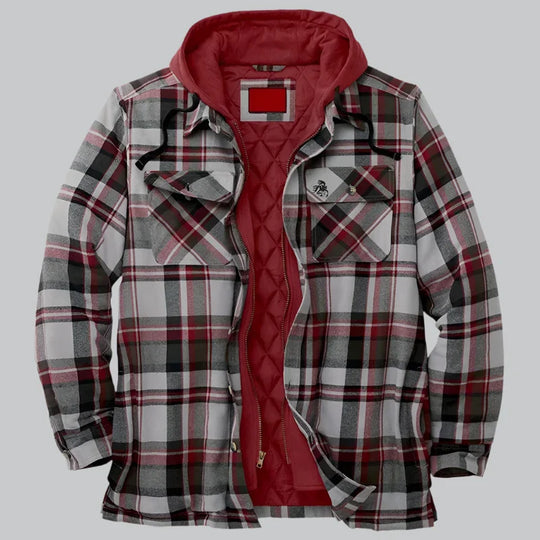 Men's lumberjack jacket with fleece lining