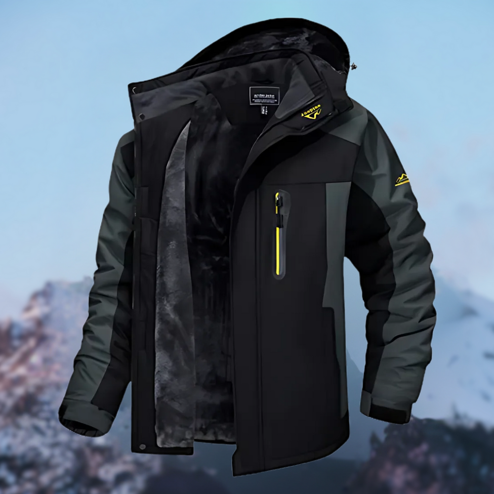 Men's winter jacket with a modern casual design