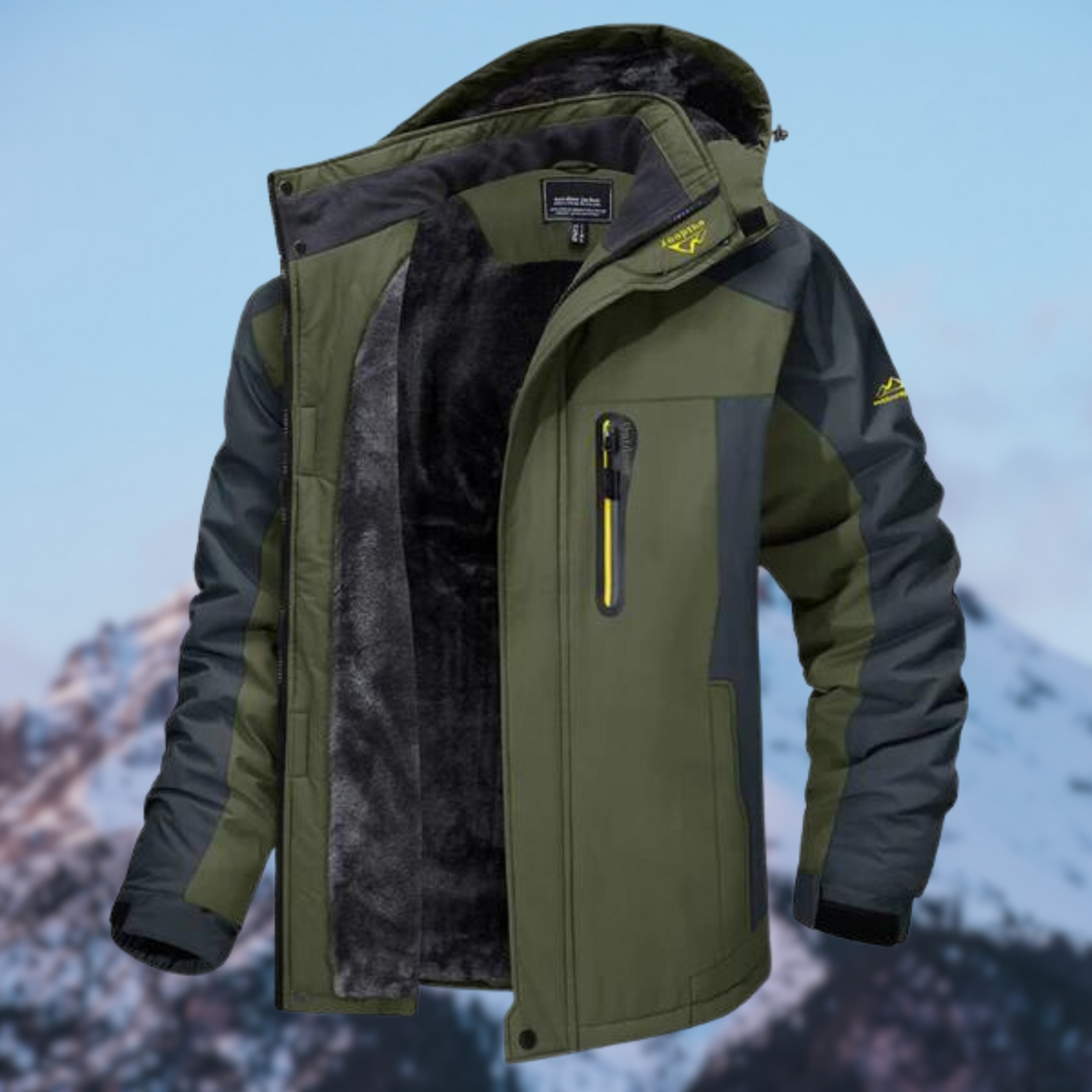 Men's winter jacket with a modern casual design