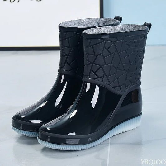 Damen-Regenstiefel in kurzer Schafthöhe für nasse Tage
