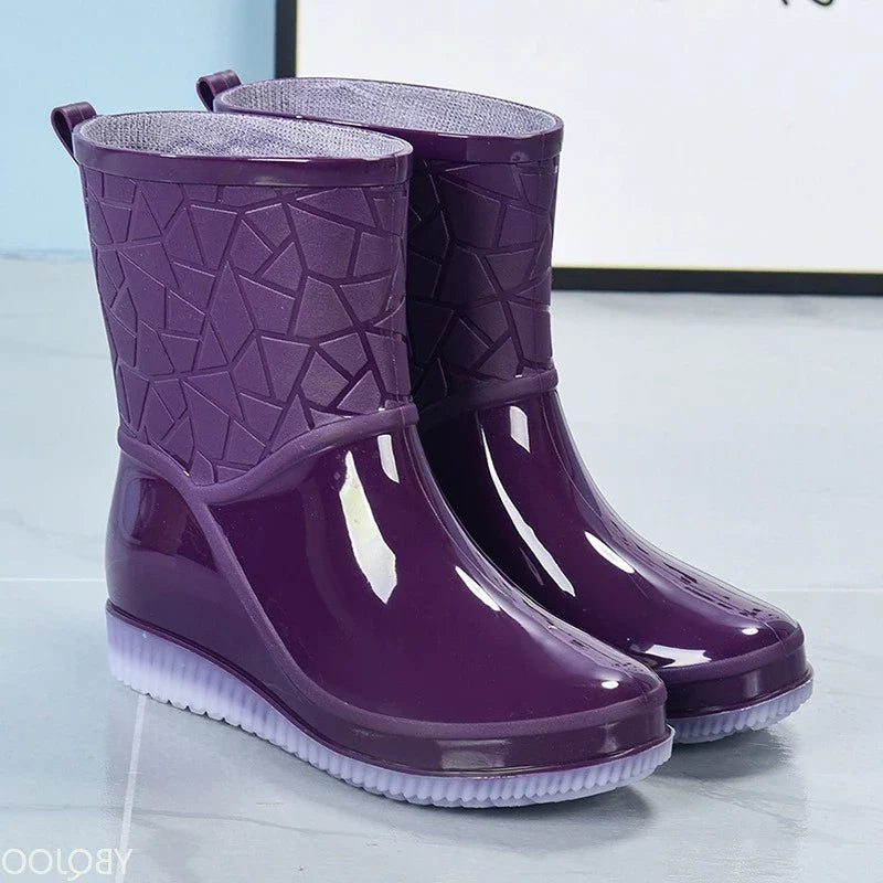 Praktische kurze Regenstiefel für wechselhaftes Wetter