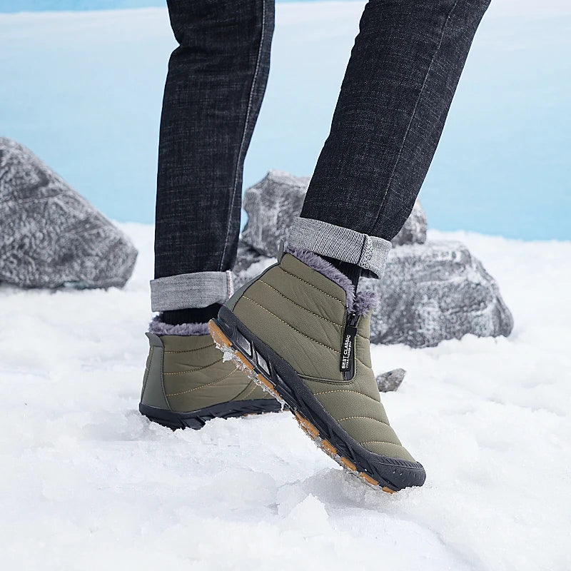 Unisex Winter Boots Waterproof with Insulated Design 