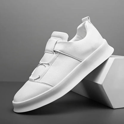 Herren Ledersneaker Mit Schnürung Für Business Casual