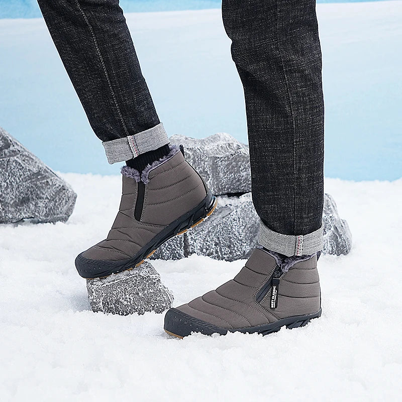 Unisex Winter Boots Waterproof with Insulated Design 