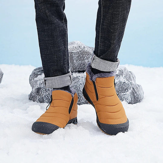Unisex Winter Boots Waterproof with Insulated Design 