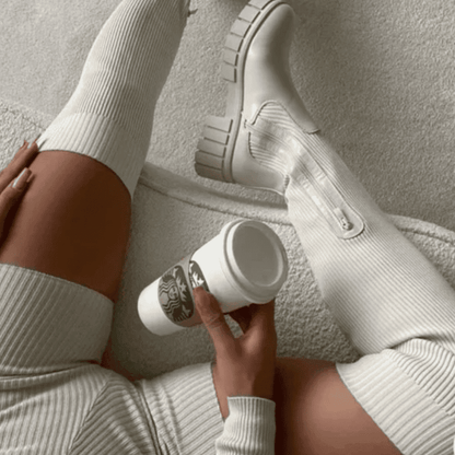 Damen-Stretch-Stiefel als vielseitiger Begleiter für stilvolle Alltagslooks