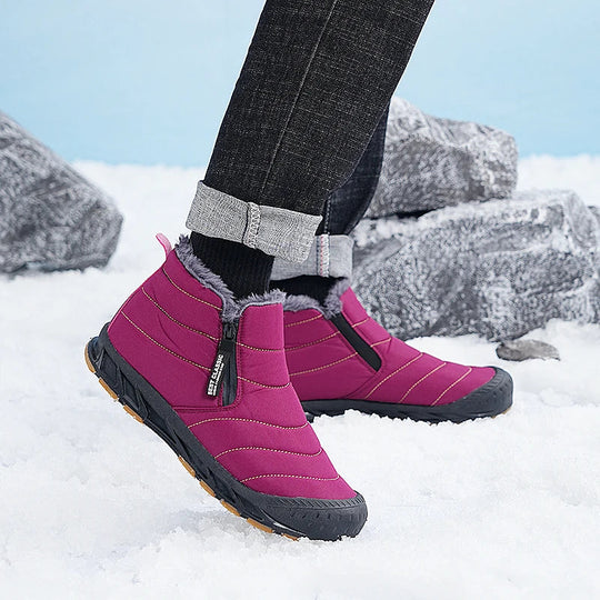 Unisex Winter Boots Waterproof with Insulated Design 
