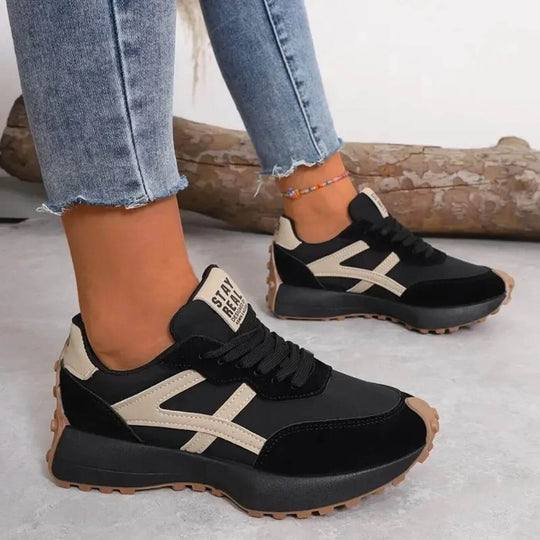 Women's Sneakers with Non-Slip Sole in Sporty Design