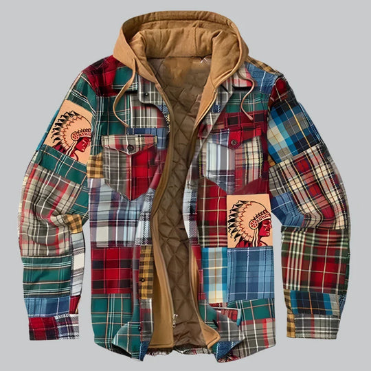 Men's lumberjack jacket with fleece lining