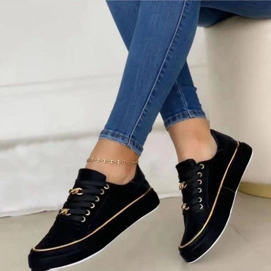 Women's shoes with a modern cut and stylish details 