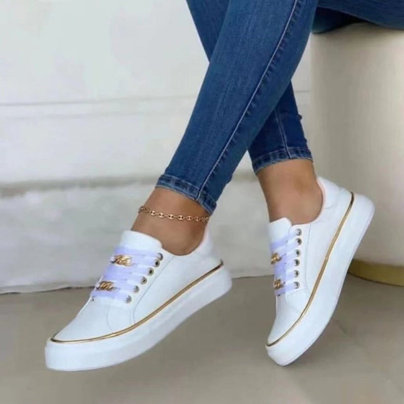 Women's shoes with a modern cut and stylish details 