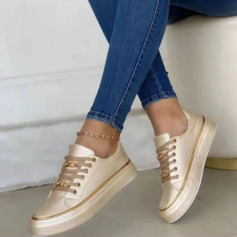Women's shoes with a modern cut and stylish details 