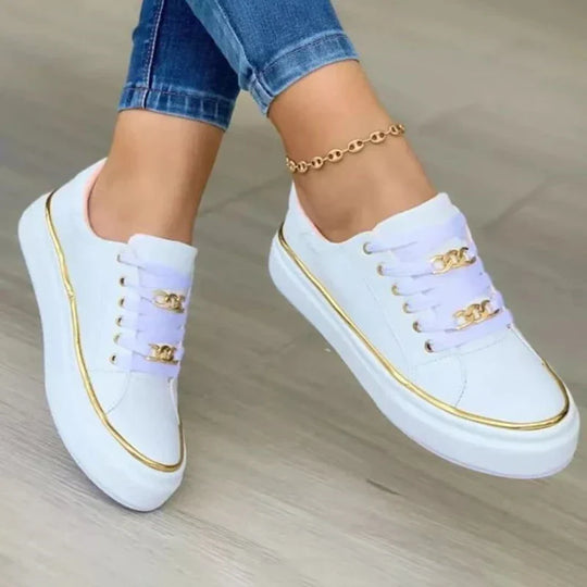 Women's shoes with a modern cut and stylish details 