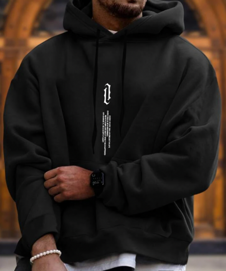 Men's Hoodie with Casual Streetwear Style