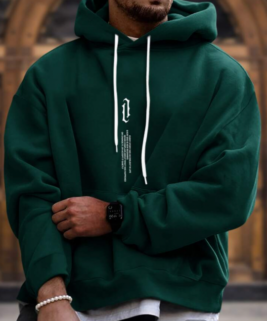 Men's Hoodie with Casual Streetwear Style