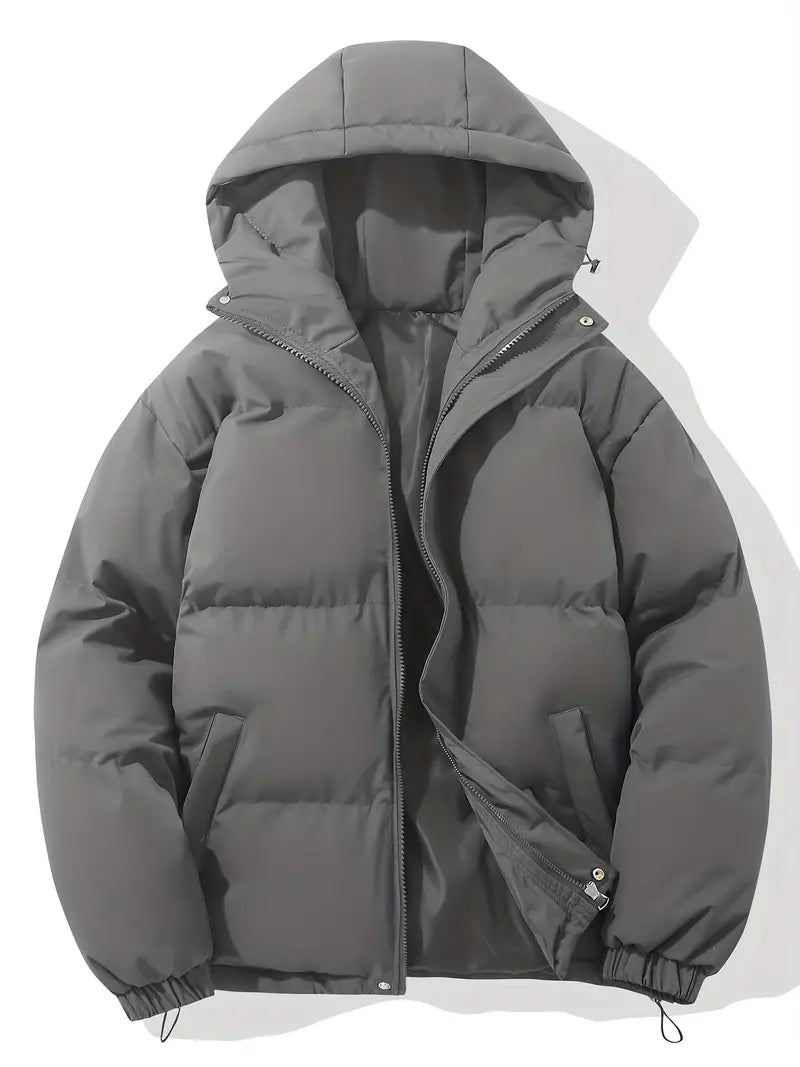 Women's hooded jacket with classic design and warming function 