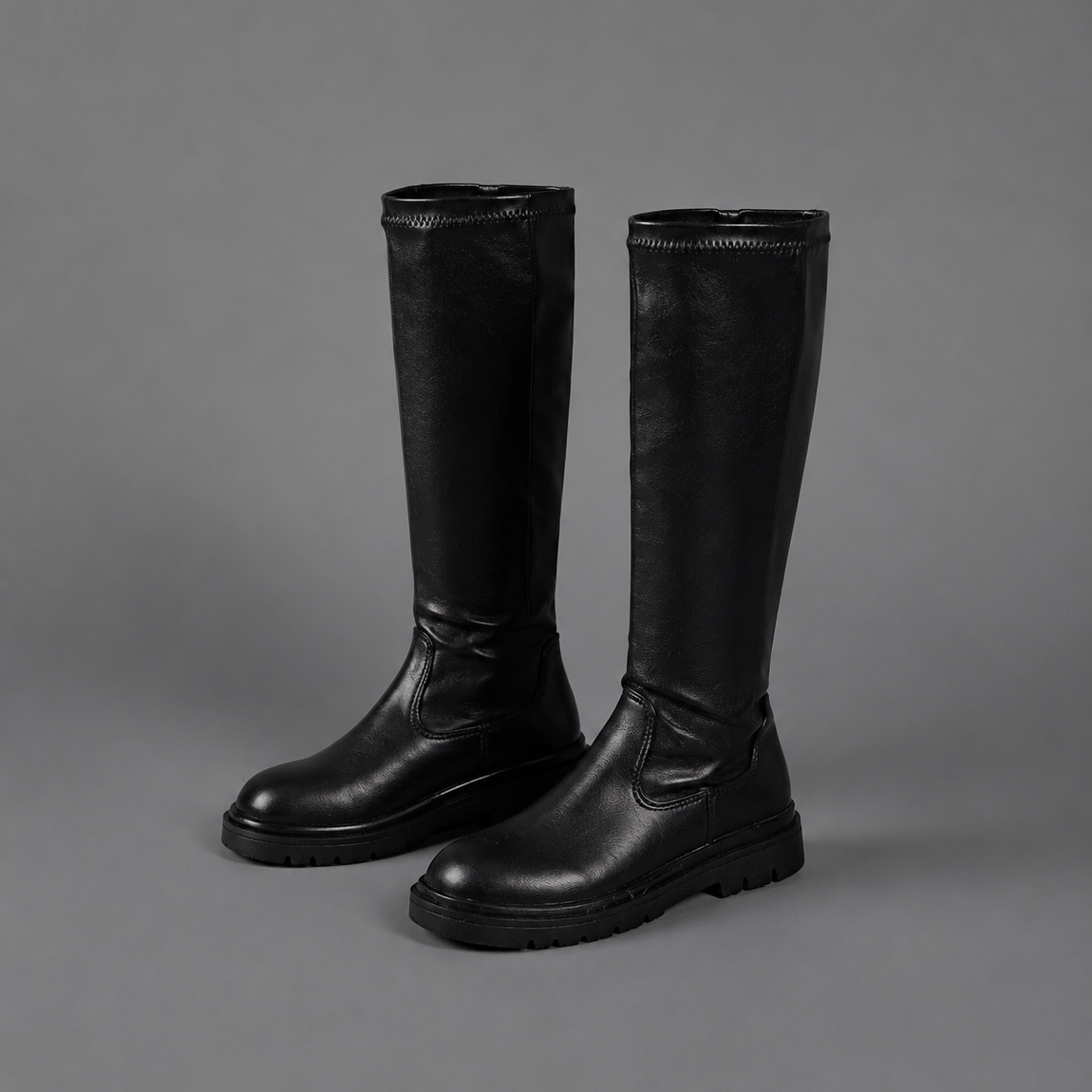 Damen Stiefel In Wadenhöhe Mit Spitze