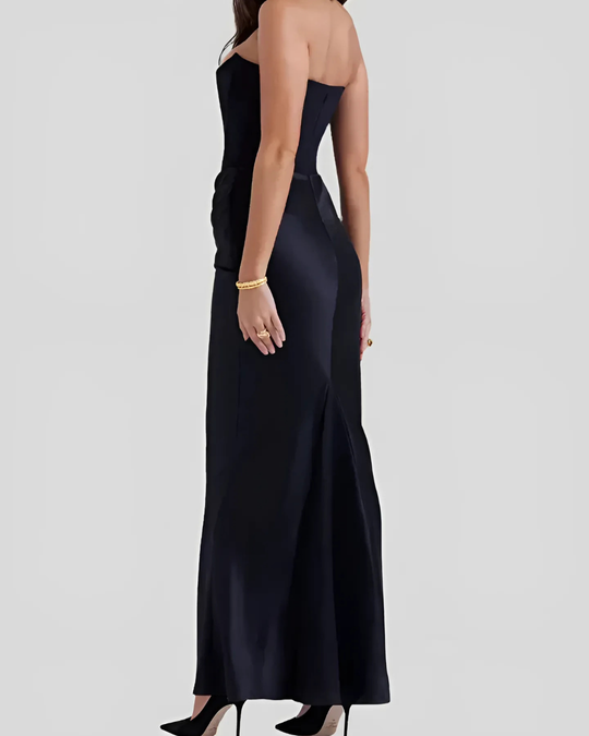 Women's Maxi Dress Off-Shoulder with Elegant Silhouette
