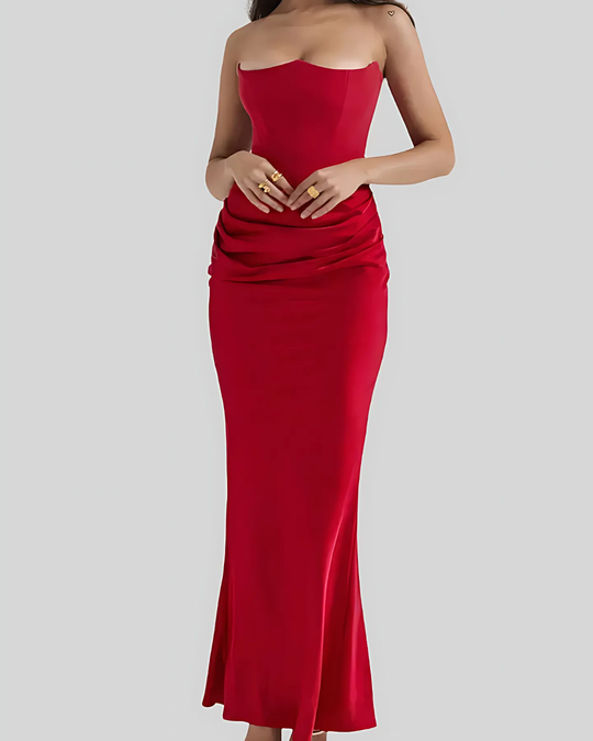 Women's Maxi Dress Off-Shoulder with Elegant Silhouette