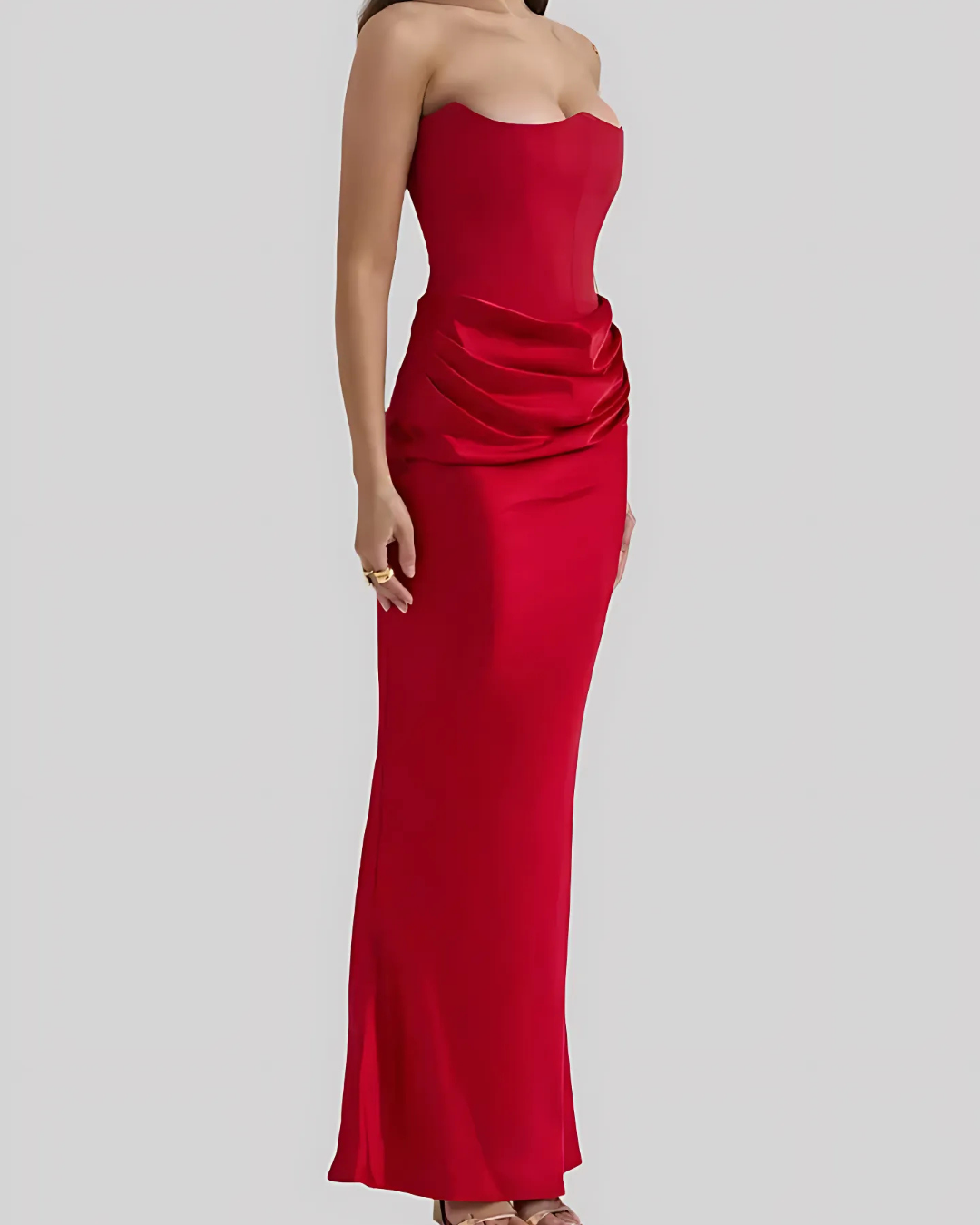 Women's Maxi Dress Off-Shoulder with Elegant Silhouette