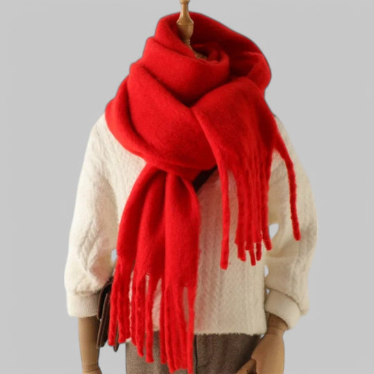 Women's Oversized Scarf with Soft Texture