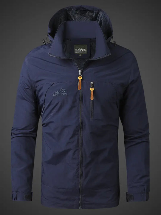 Waterproof and windproof outdoor jacket for men