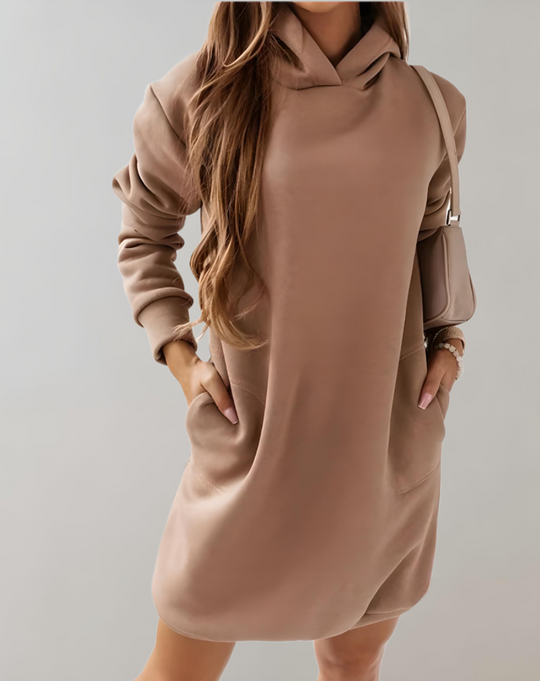 Women's Long Hoodie Pullover with Pockets