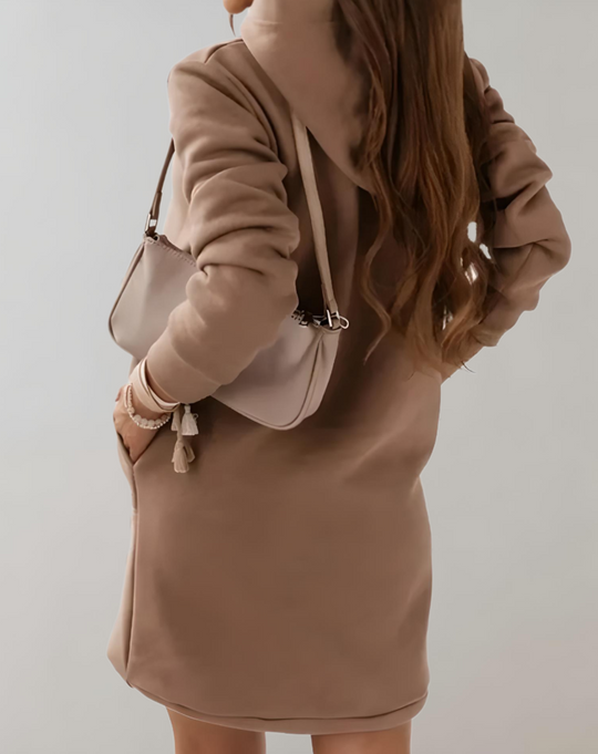 Women's Long Hoodie Pullover with Pockets