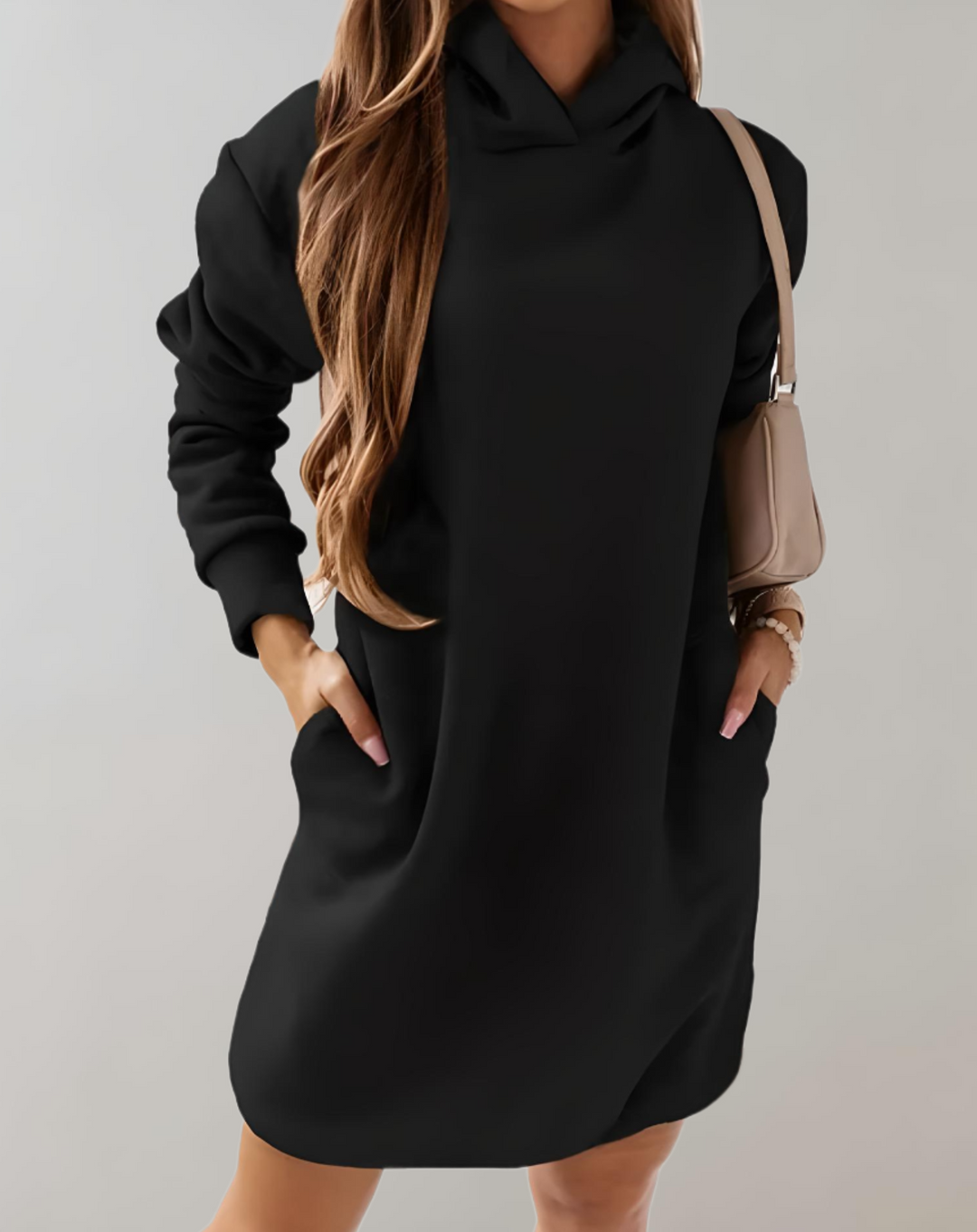 Women's Long Hoodie Pullover with Pockets