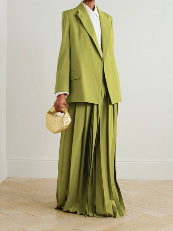 Women's Blazer with Floral Embroidery and Streamer Details