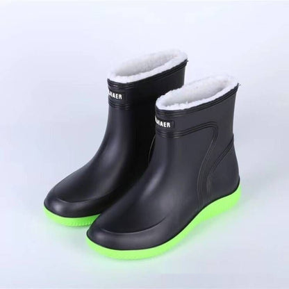 Unisex Fleece Gummistiefel Für Damen Und Herren
