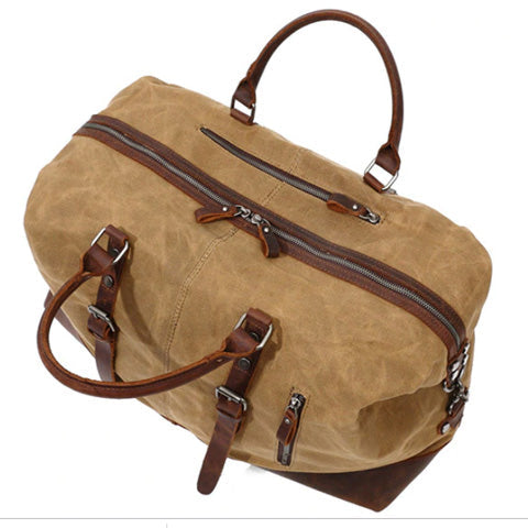 Canvas-Reisetasche für Herren im Vintage-Stil