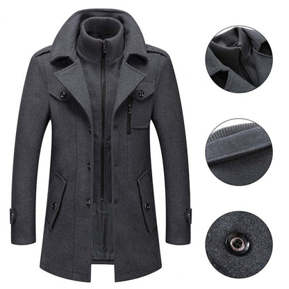 Klassische Jacke für Herren mit Reverskragen