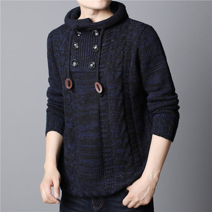 Herren Grobstrick Kapuzenpullover Mit Strukturierter Passform