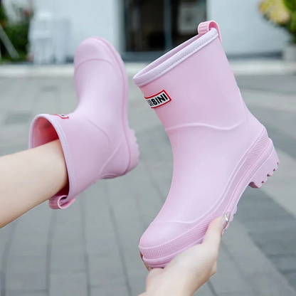 Damen Wasserdichte Gummistiefel