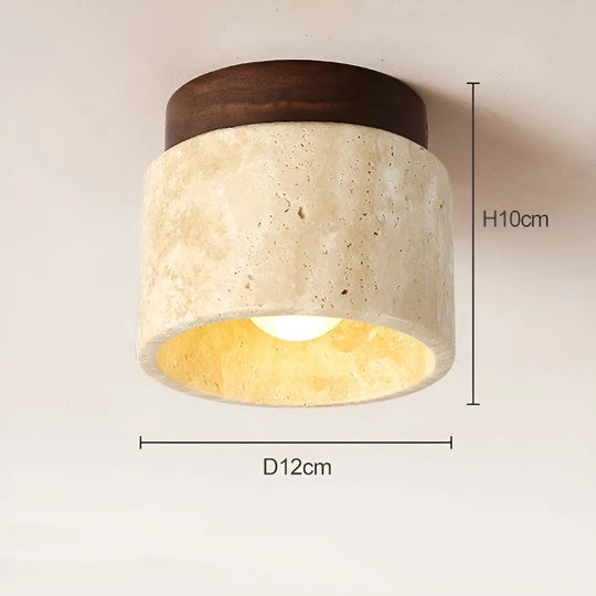 Rustic LED ceiling lamp