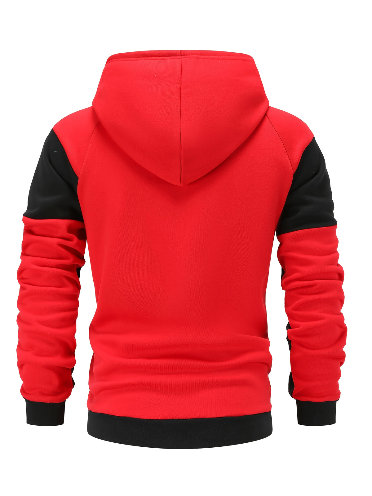 Detailansicht der Kapuze an der sportlichen Herrenjacke