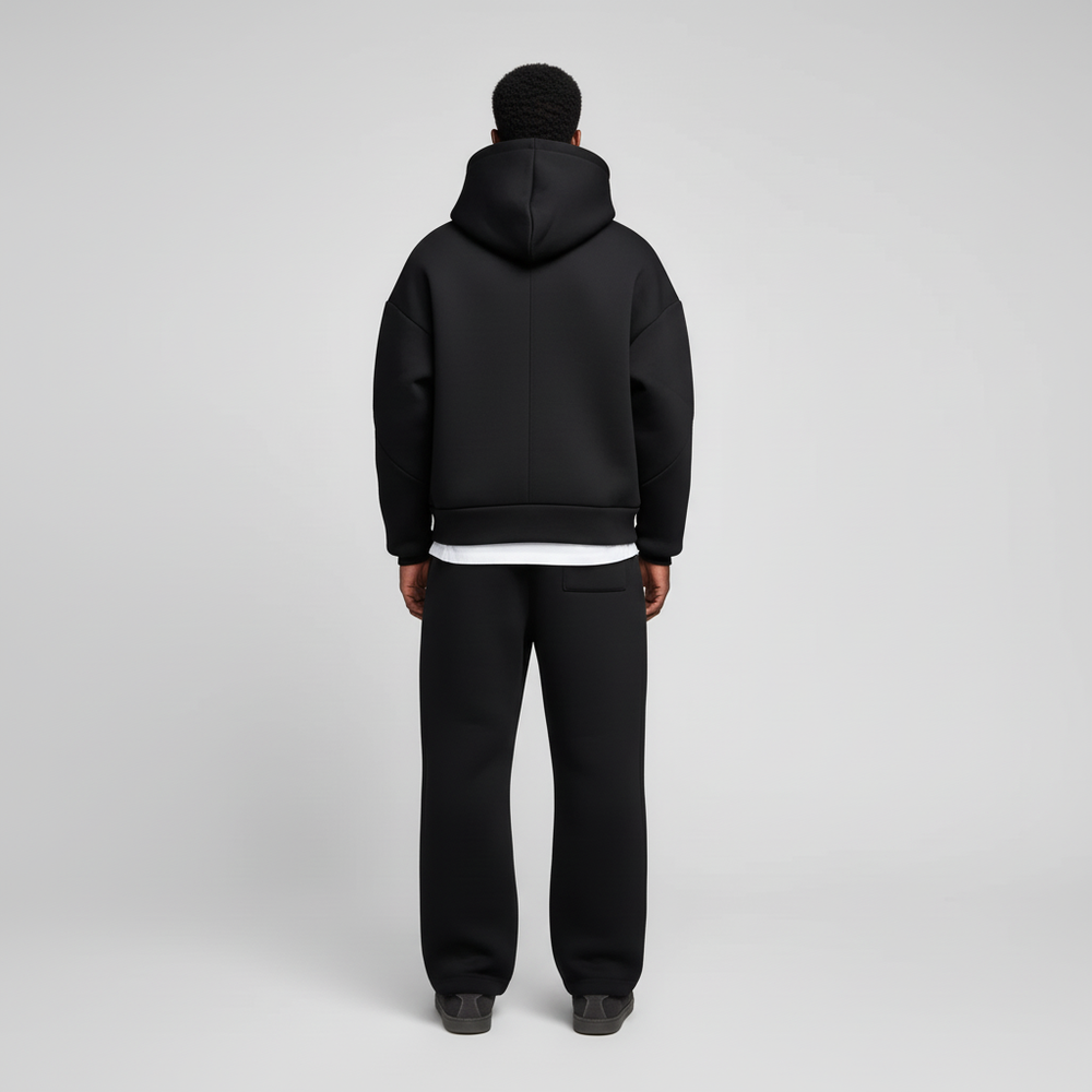 Oversized hooded tracksuit for men 