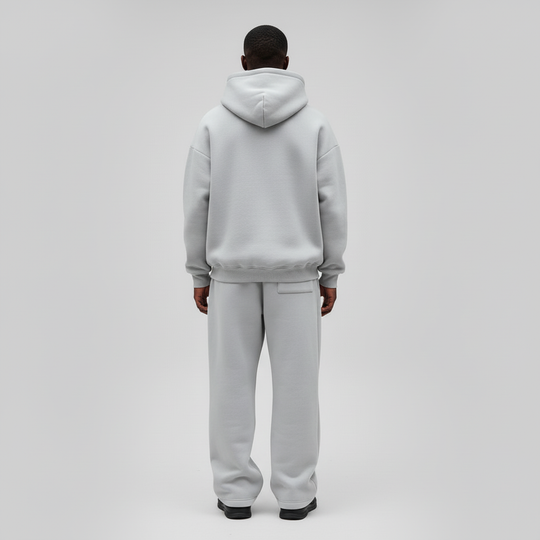 Oversized hooded tracksuit for men 
