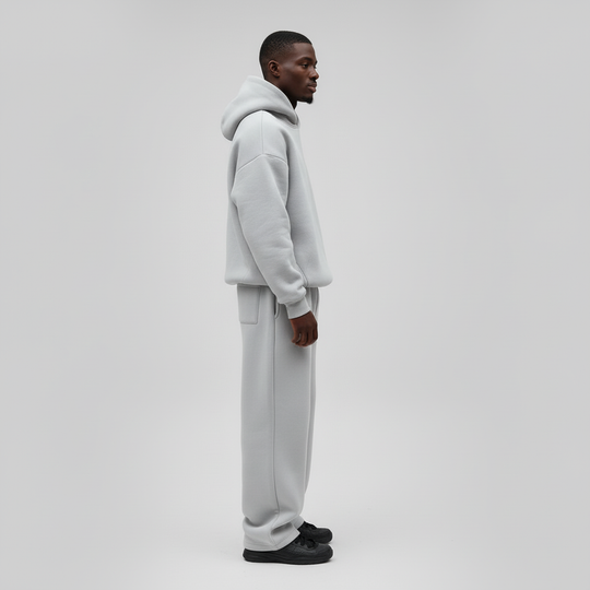 Oversized hooded tracksuit for men 