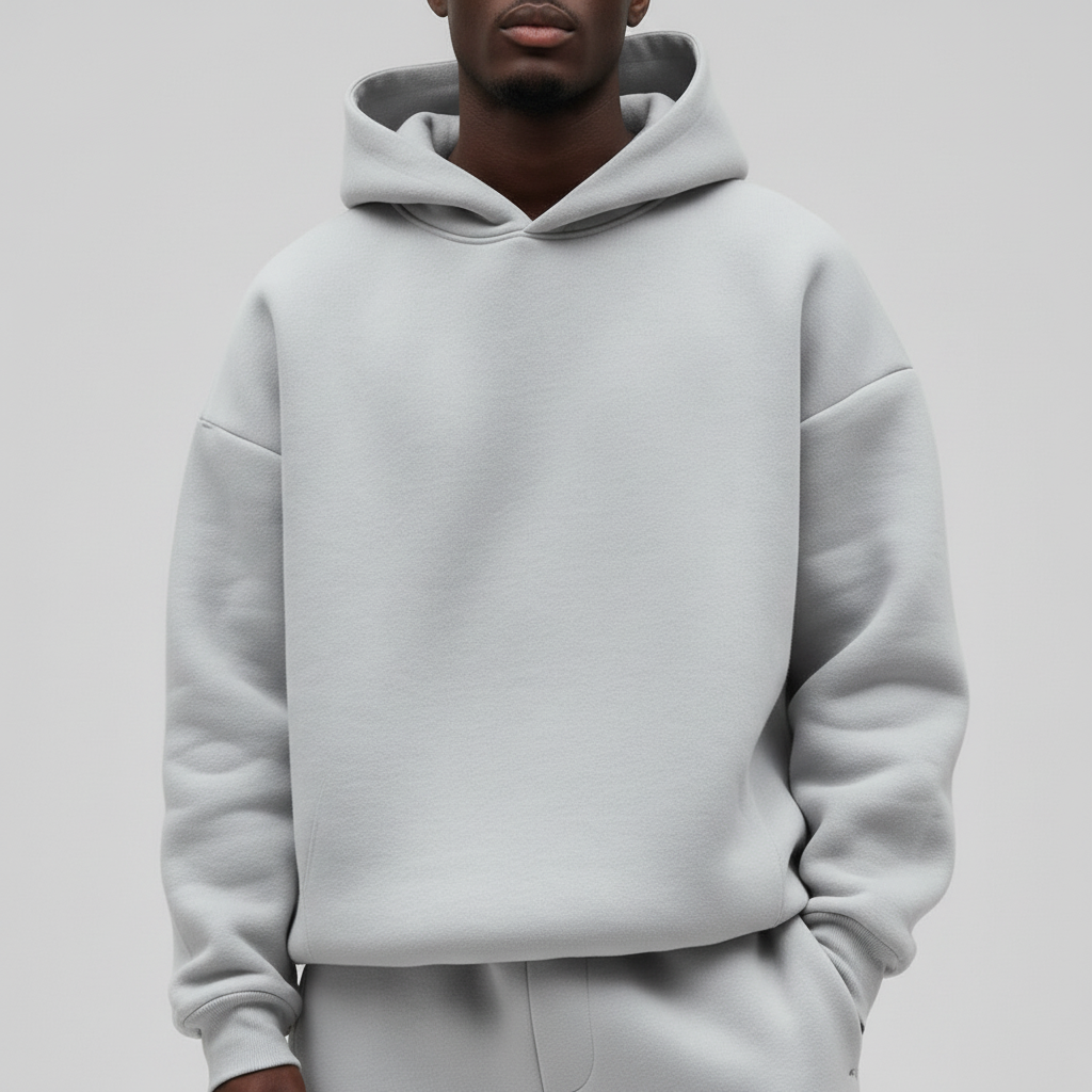 Oversized hooded tracksuit for men 
