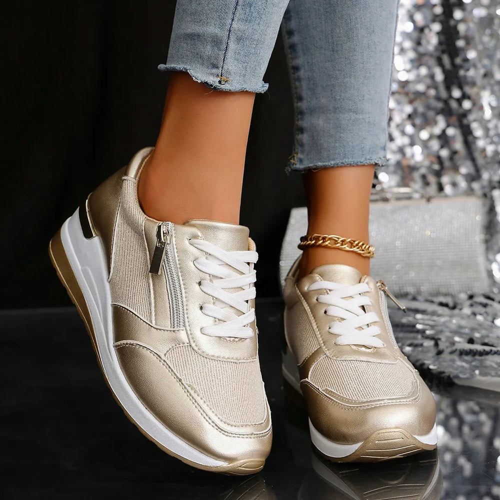 Women's Platform Sneakers with Modern Design