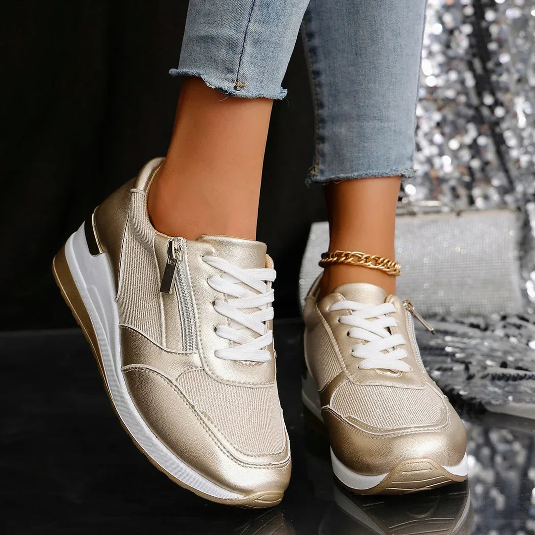 Women's Platform Sneakers with Modern Design
