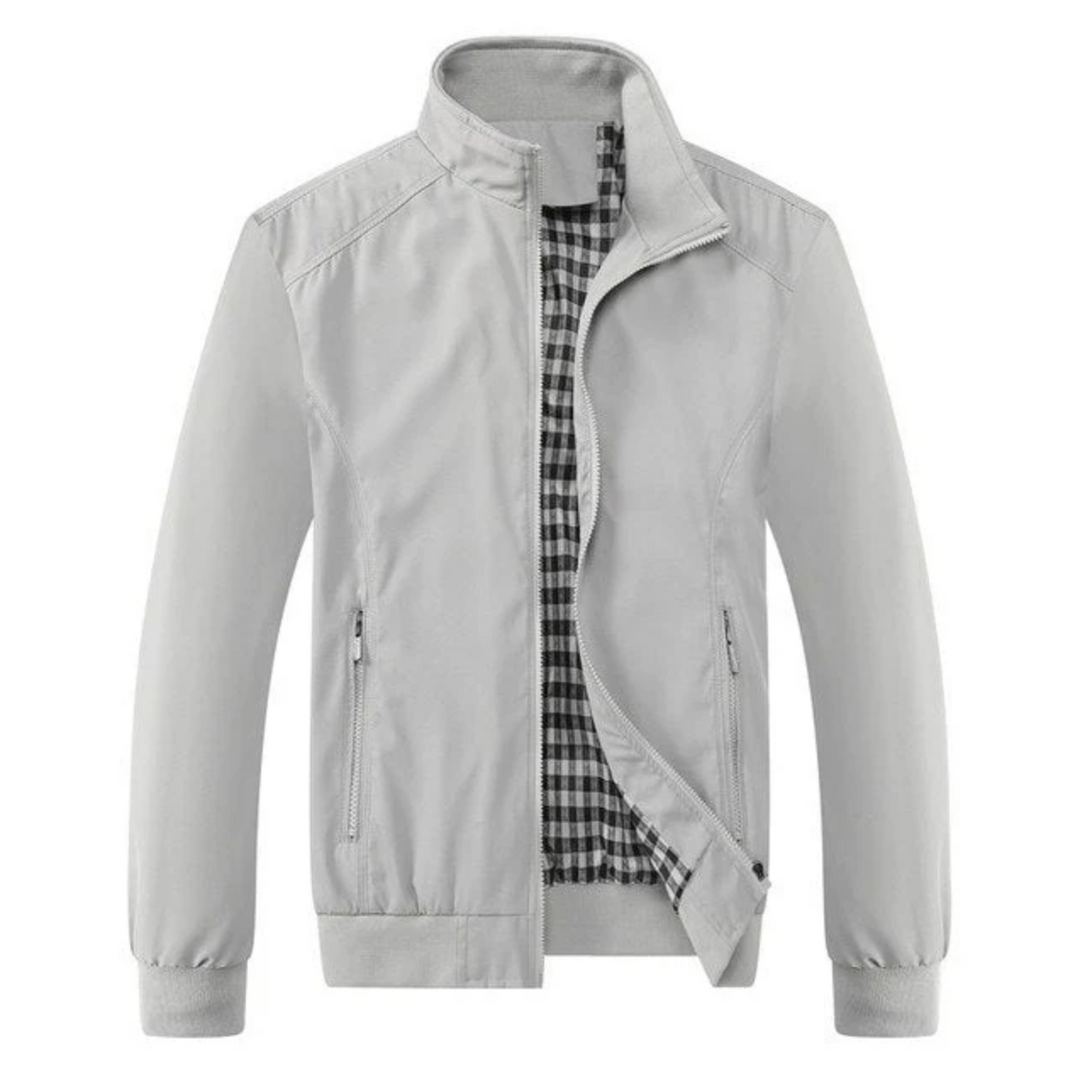 Men's Slim Fit Bomber Jacket for Spring and Autumn