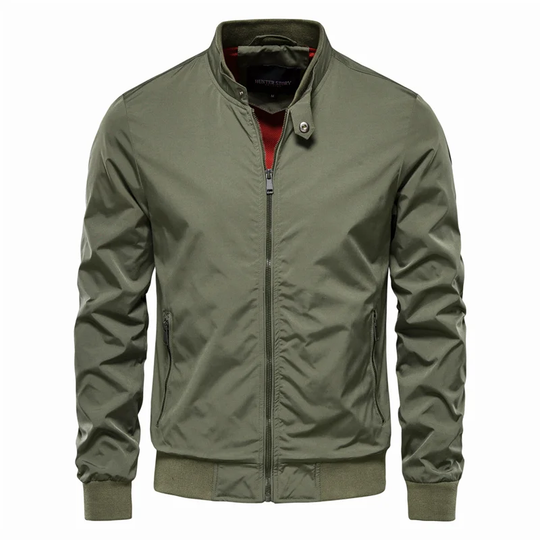 Men's Bomber Style Transitional Jacket for Autumn