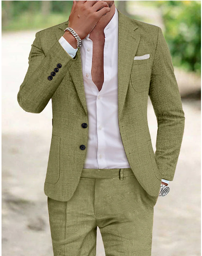 Linen suit for men